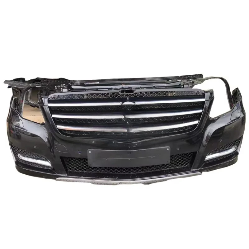 W251 Front Bumper Body Kit Fog Light Plastic Carbon Black High Quality Universal Fitment