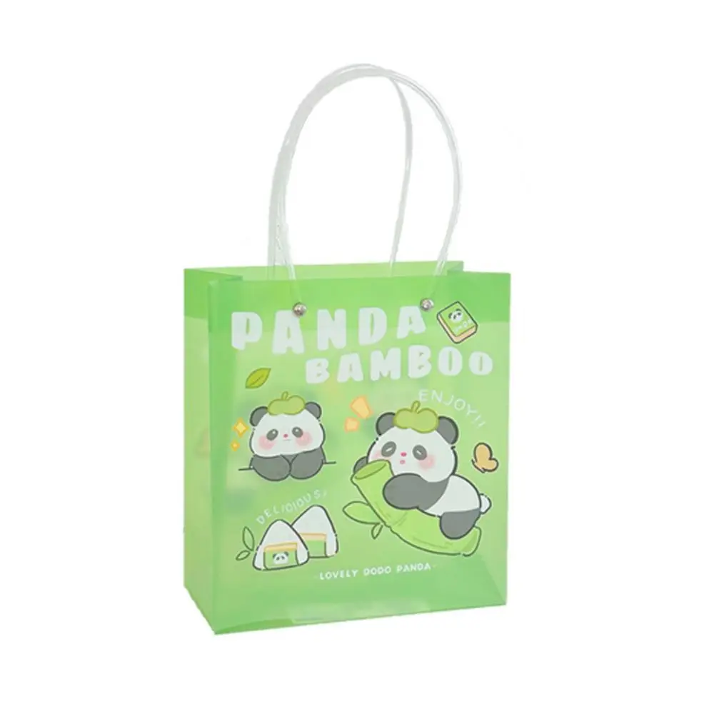 Sacola do Panda de Grande Capacidade, Kawaii, Multi-função, Bolsa Clara, Casual, Unisex, Comutar, Bonito