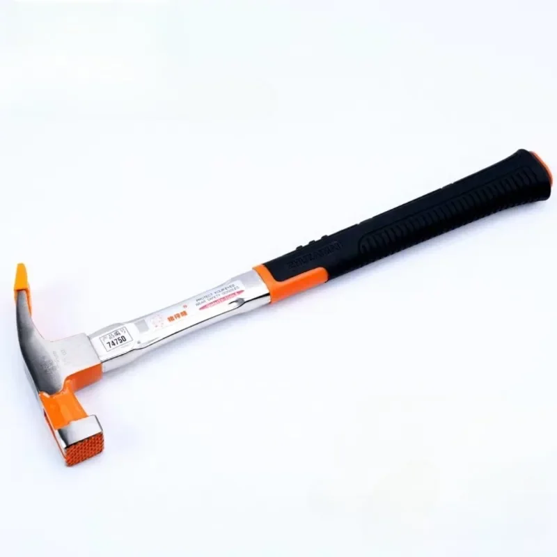 High-carbon Steel Claw Hammer Multifunction Construction Site Nail Hammer Non-slip Handle Magnetic Shock-proof One-piece Forging