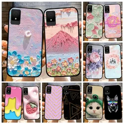 Cases For TCL 502 Capa K11 T432W Soft TPU Silicone Phone Back Protective Cover For TCL 505 For TCL 503 501 Bumper Fundas Animals