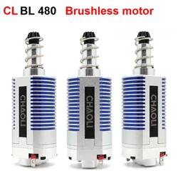 1pc High-power 480 brushless motor with stepless speed regulation from 39000 to 48000 RPM Hall sensor drive CNC aluminum alloy
