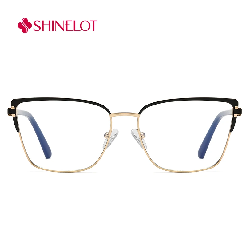 91741 إطار نظارات عين القطة الأنثوية اللطيفة، نظارات حجب الضوء الأزرق البصرية، ملحقات نظارات خفيفة الوزن على طراز الشباب
