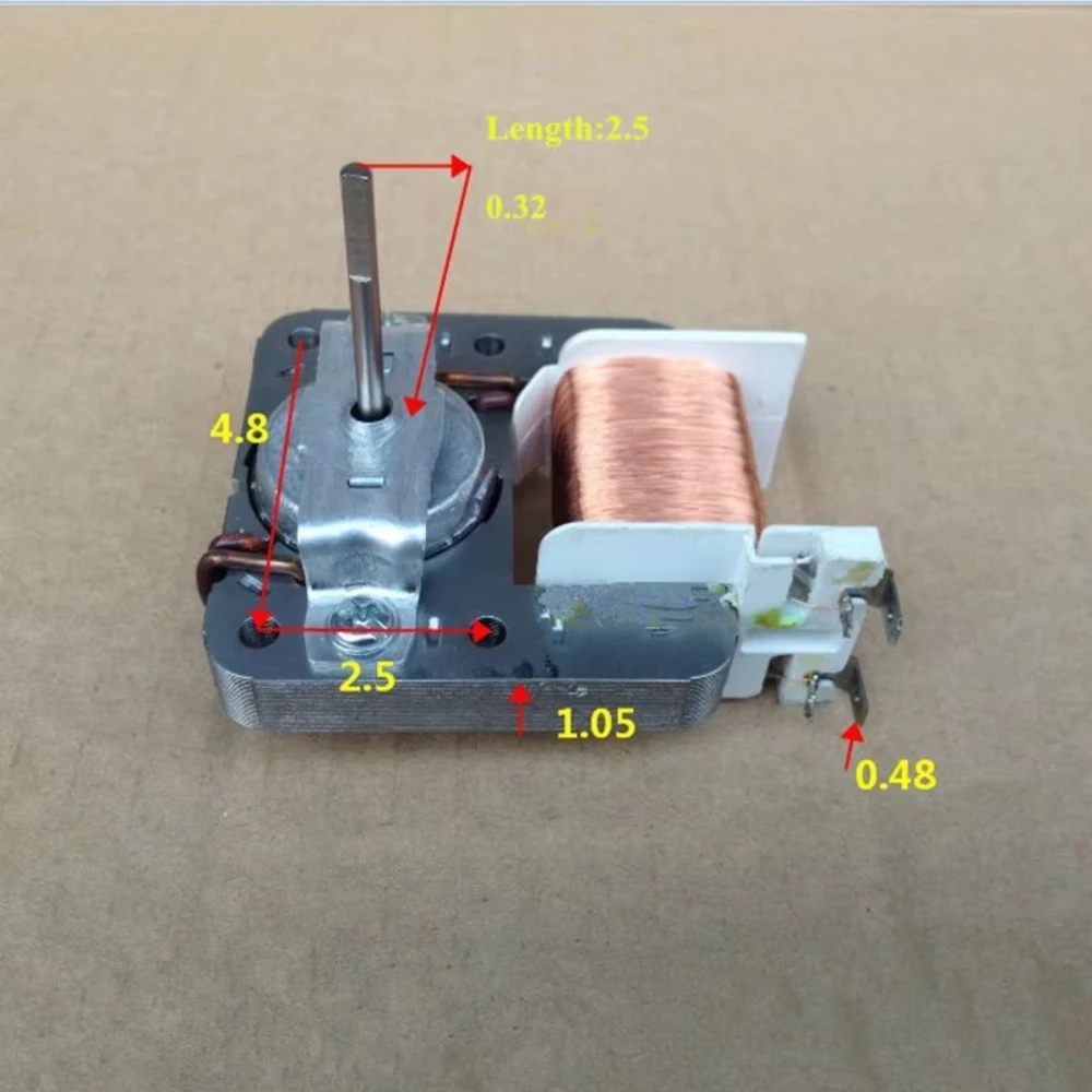 Microwave Oven 2 pin Fan Motop 220V 18W Motor YZ-E6120 MDT-10CEF for Galanz Mia etc. Parts Accessories