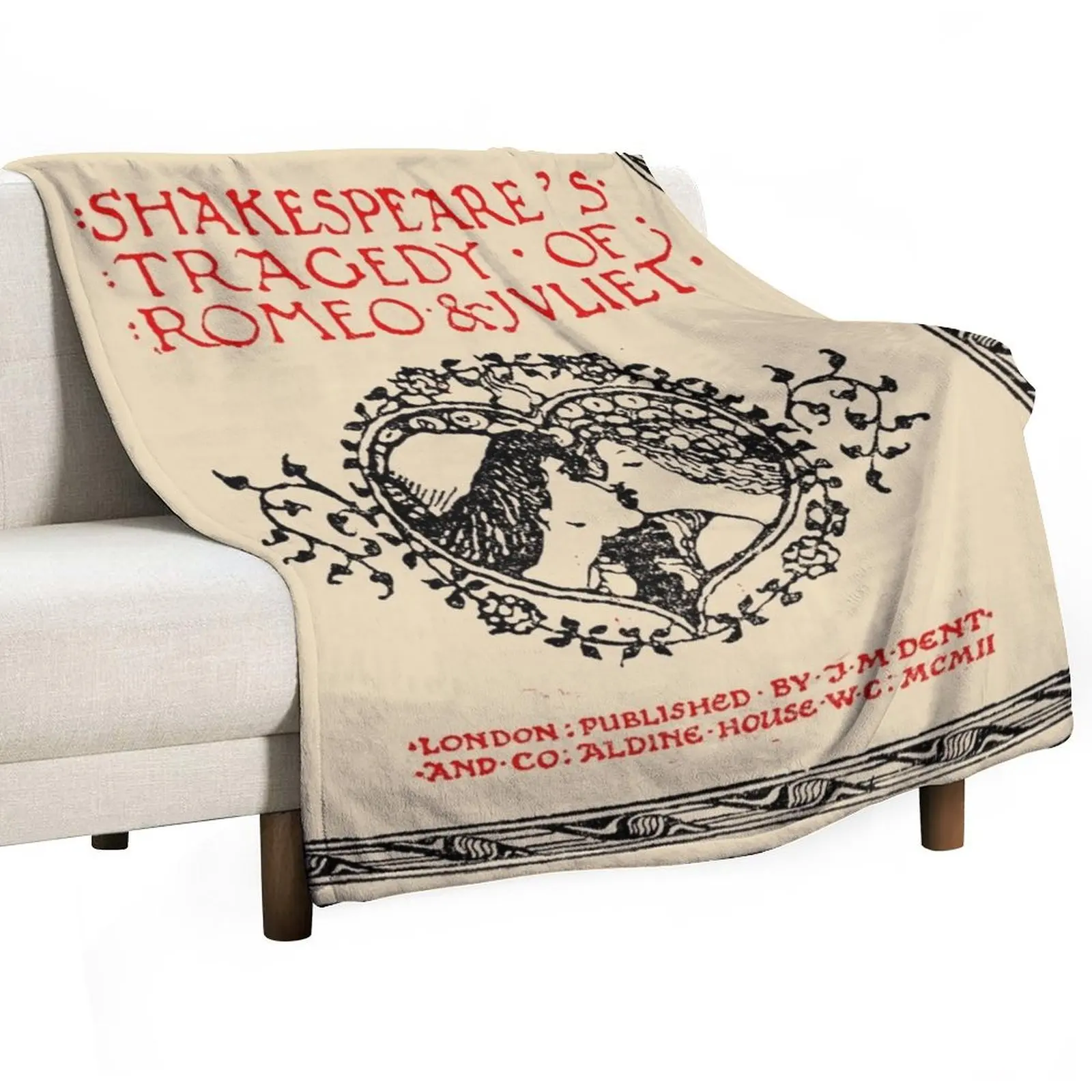 Shakespeares Tragedy of Romeo and Juliet | Tudor Throw Blanket Single cosplay anime heavy to sleep Blankets