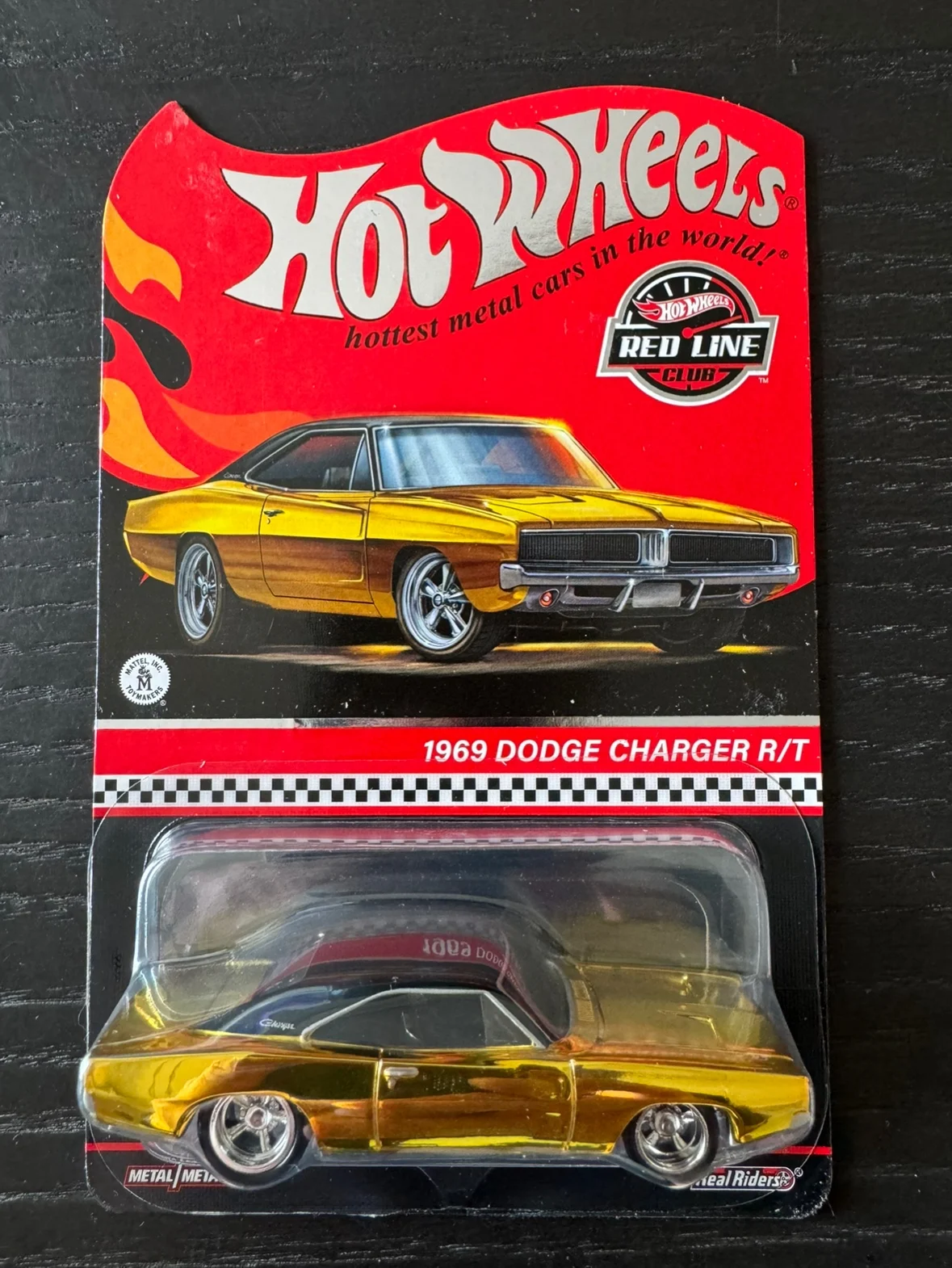 

Hot Wheels RLC 1:64 1969 DODGE CHARGER R/T Metal Die-cast Model Collection Toy