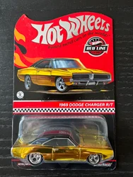 Hot Wheels RLC 1:64 1969 DODGE CHARGER R/T Metal Die-cast Model Collection Toy