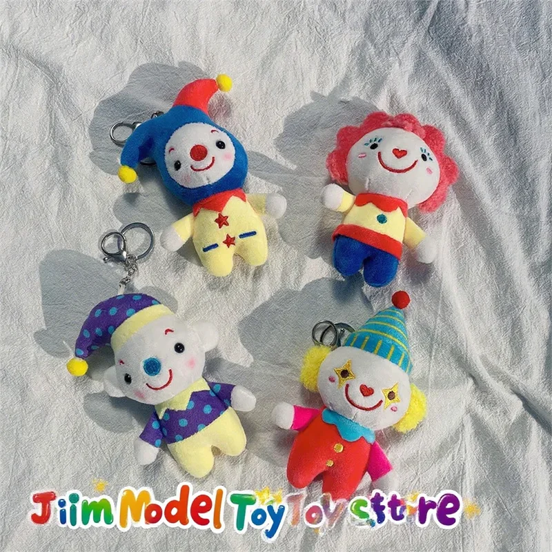 

Joker Personality Creative Cartoon Circus Plush Toy Cute Keychain Bag Pendant Halloween Gift Funny Garden Decoration Collectible