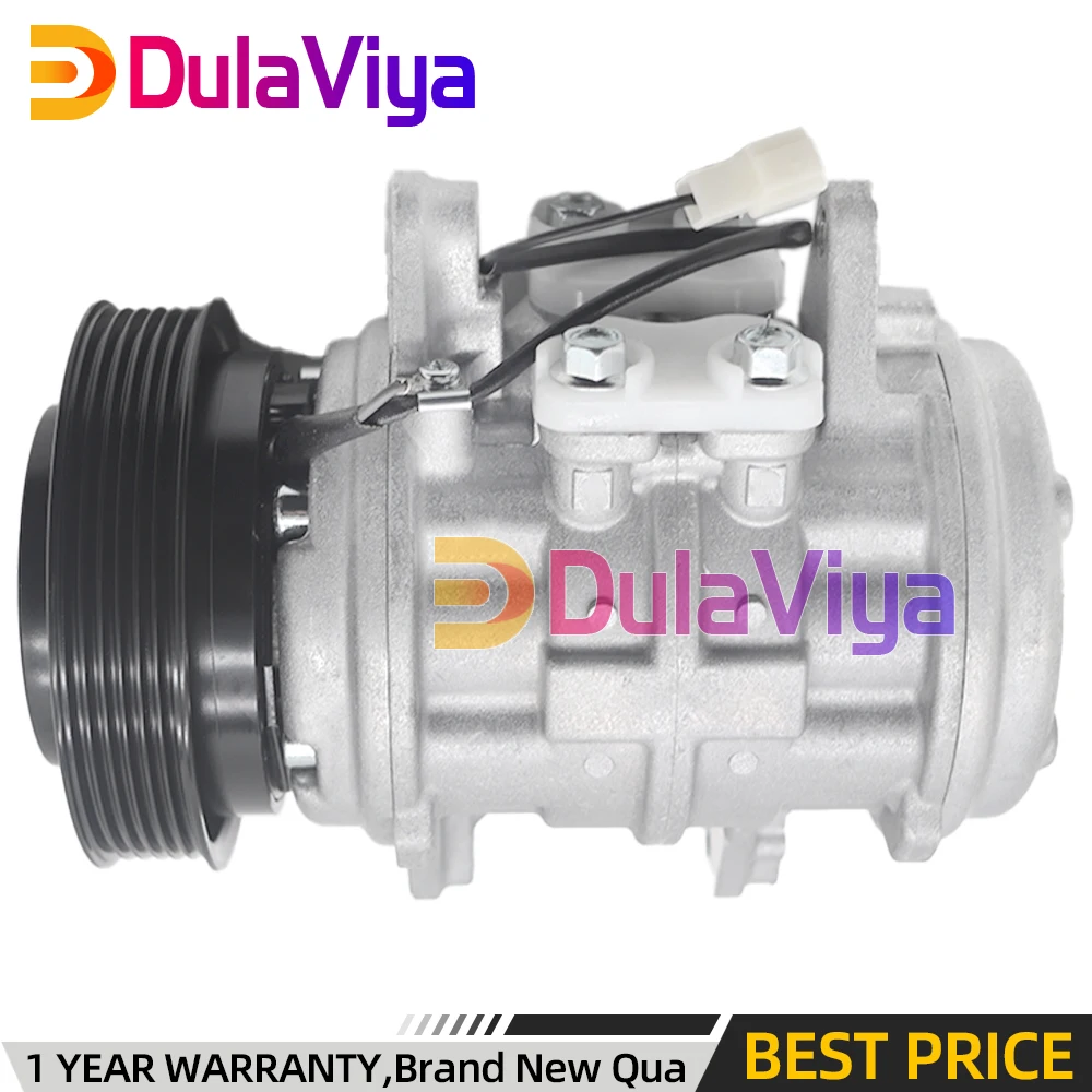 Air Conditioning Compressor Pump With Pulley 57343 AC Compressor Car For Porsche 944 1991-1985 4Cyl 2.5L 2.7L 3.0L 1985-1990 6PK