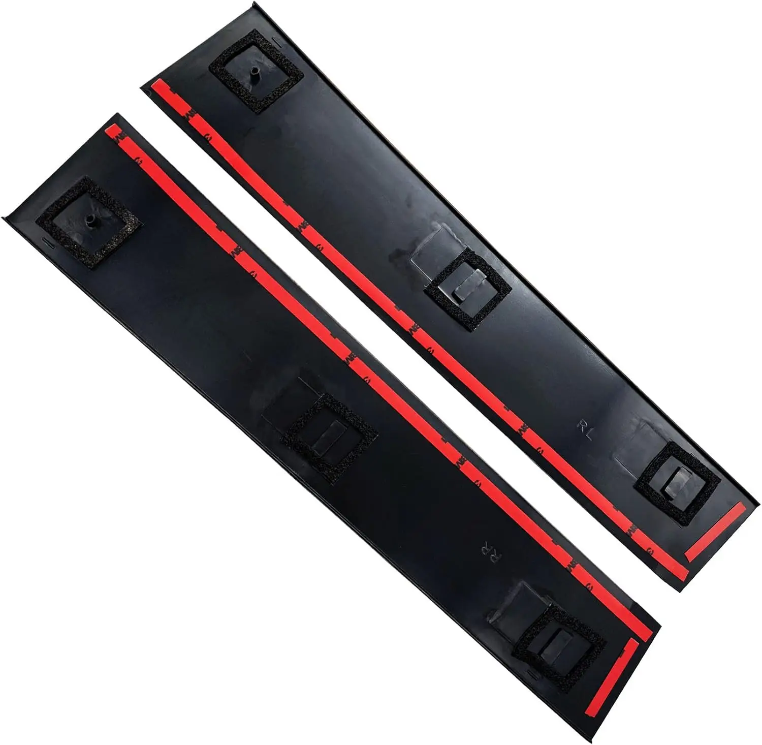 

Mengbo 926-445 926-446 Windshield Outer B Pillar Trim Panel Door Trim Strip Replacement for 2008-2020 DOD-ge Grand Caravan(2Pcs)