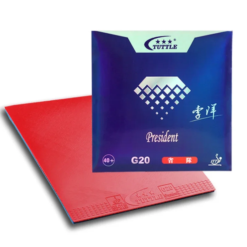 TUTTLE G20 Super Tacky Table Tennis Rubber 2.2mm 40° Hardness Ping Pong Rubber Sheet ITTF Approved for Top Players