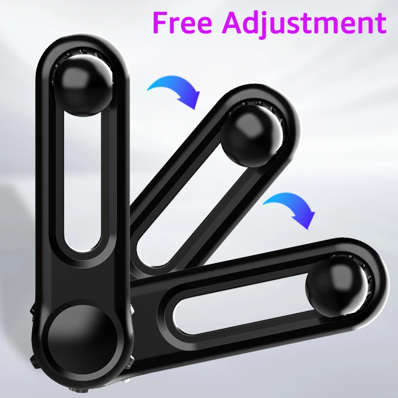 iBudim حامل السيارة العالمي 360 ° الدورية قابل للتعديل 17 مللي متر الكرة رئيس حامل هاتف السيارة تمديد القطب محول الملحقات #4