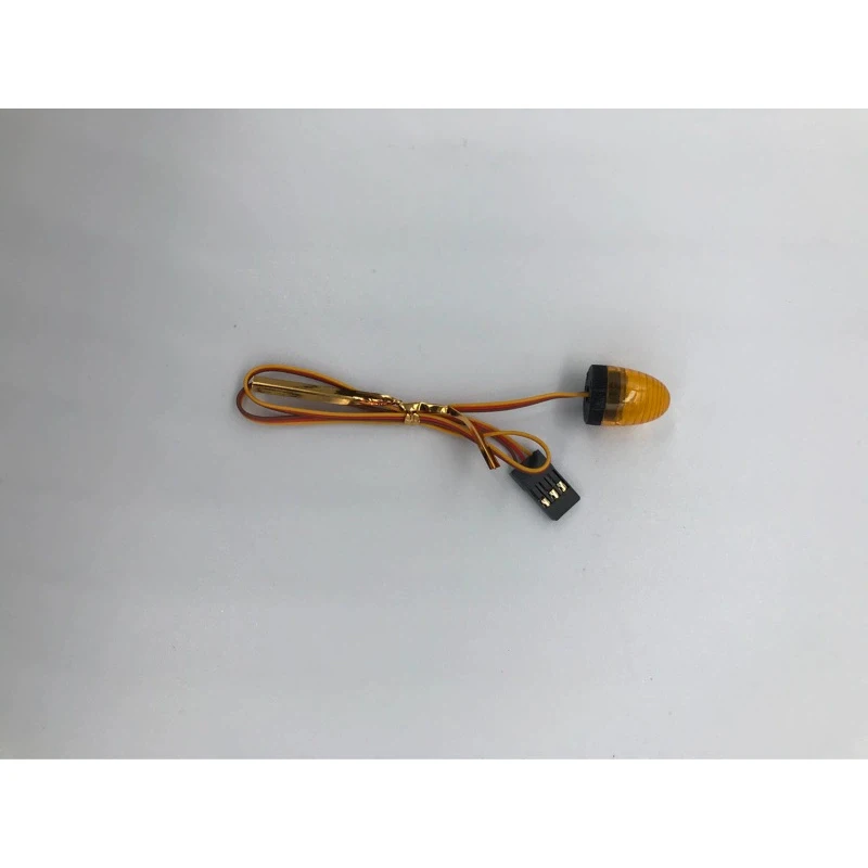 Luce rotante in miniatura per i modelli. Collega direttamente nel ricevitore e può essere controllato da remoto per cambiare tra 4 modalità.