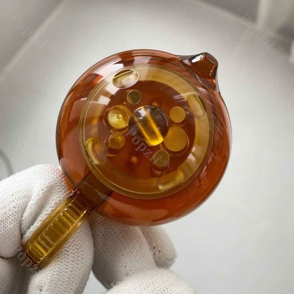 GEEK EDC PEI 케틀 기계식 핑거 링 다기능 피젯 토이 기계식 라쳇 스피닝 탑 불안 완화 장난감