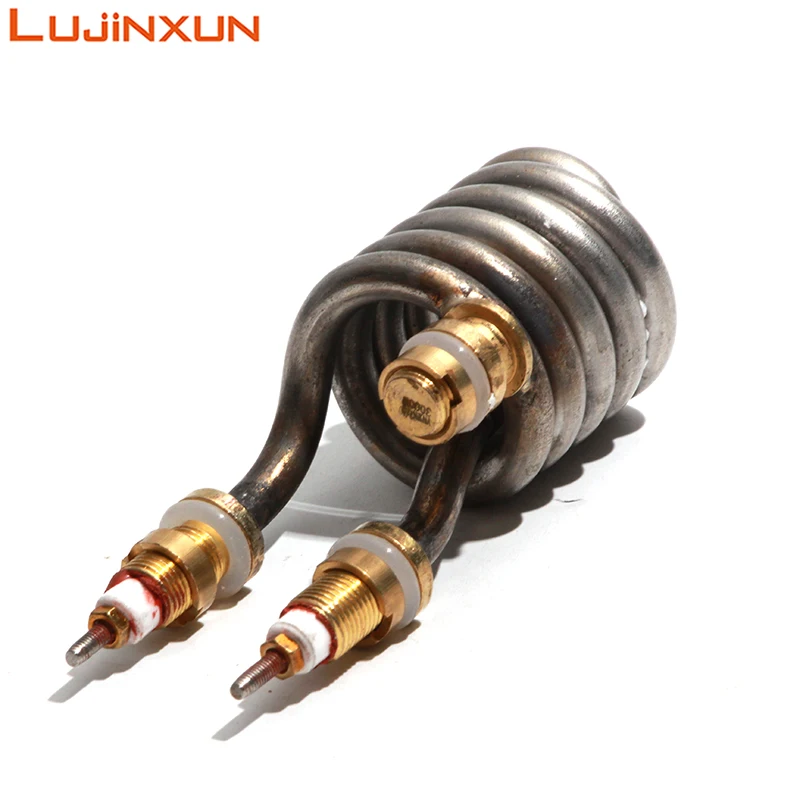 LUJINXUN 3KW Instant Hot Water Heater Parts Stainless Steel Heating Tube Electric Faucet Heating Element 220V Type D/E/F