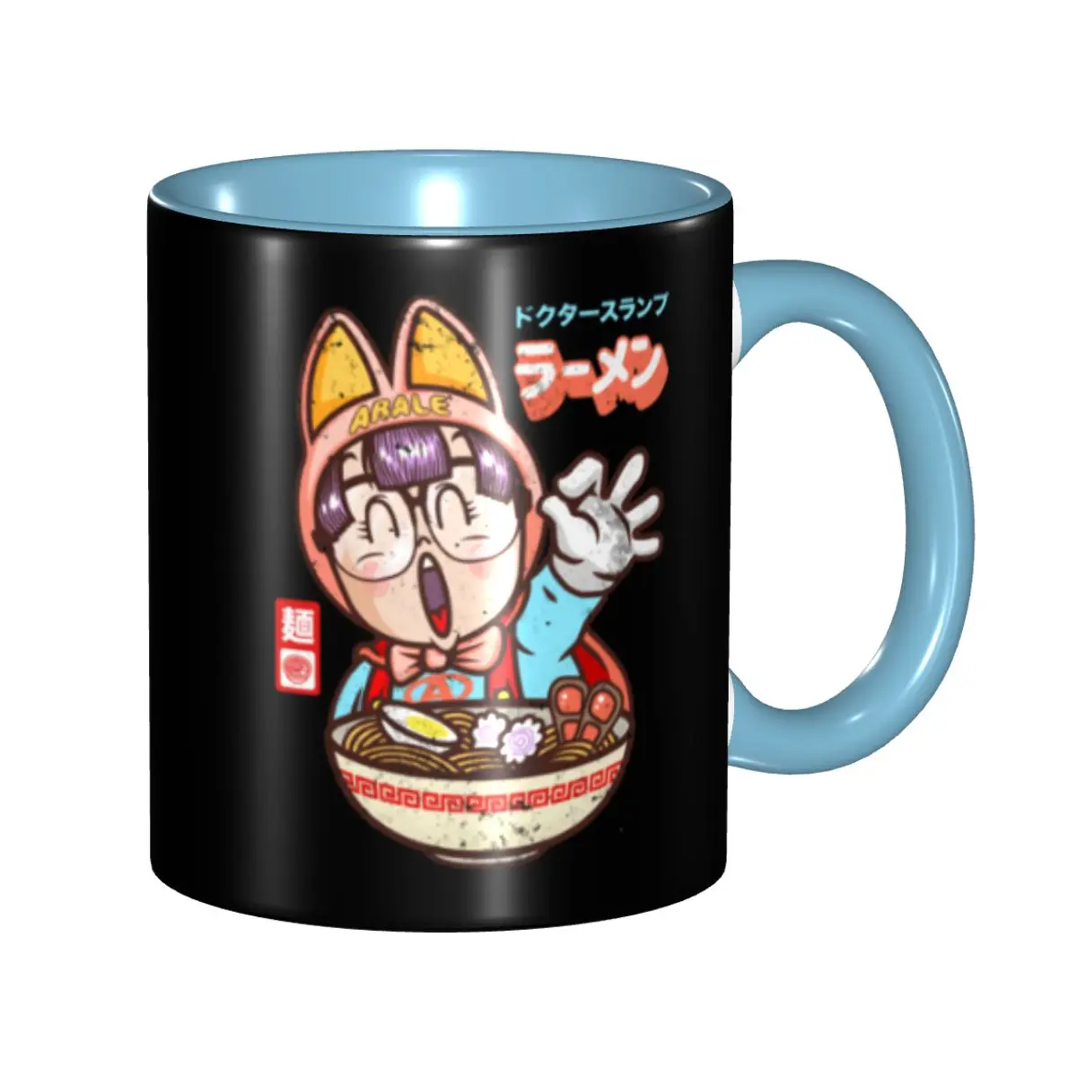 

Personalized Arale Noodle Ramen Dr Slump Mug DIY Ceramic Tea Milk Coffee Cup