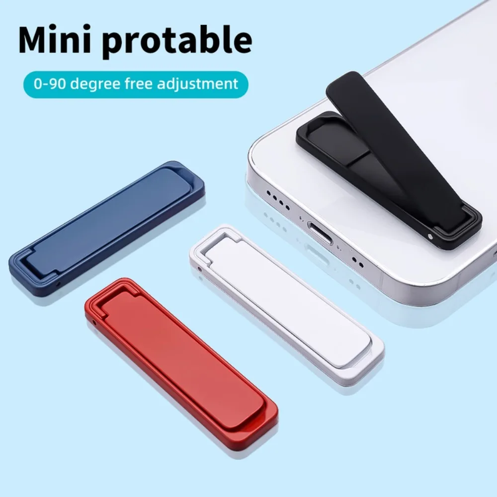 Any Marks Metal Mini Desktop Support Card Style Smartphone Support Folding Phone Bracket Phone Back Sticker Mobile Phone Holder