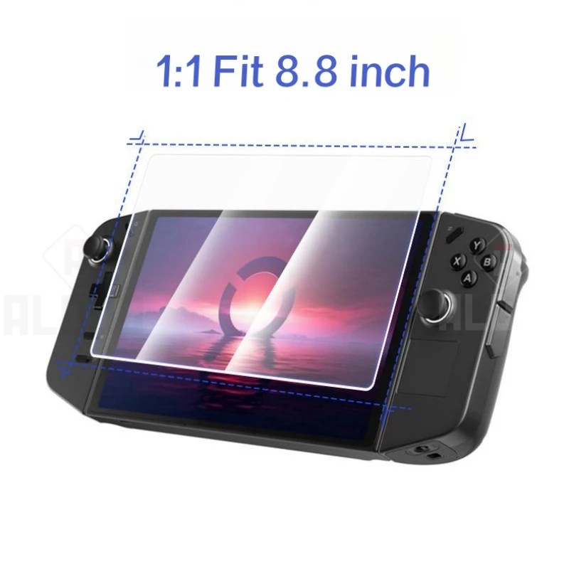 2 قطعة الزجاج المقسى لينوفو الفيلق الذهاب وحدات التحكم واقي للشاشة ل Legion GO المضادة للخدش HD طبقة رقيقة واقية الملحقات