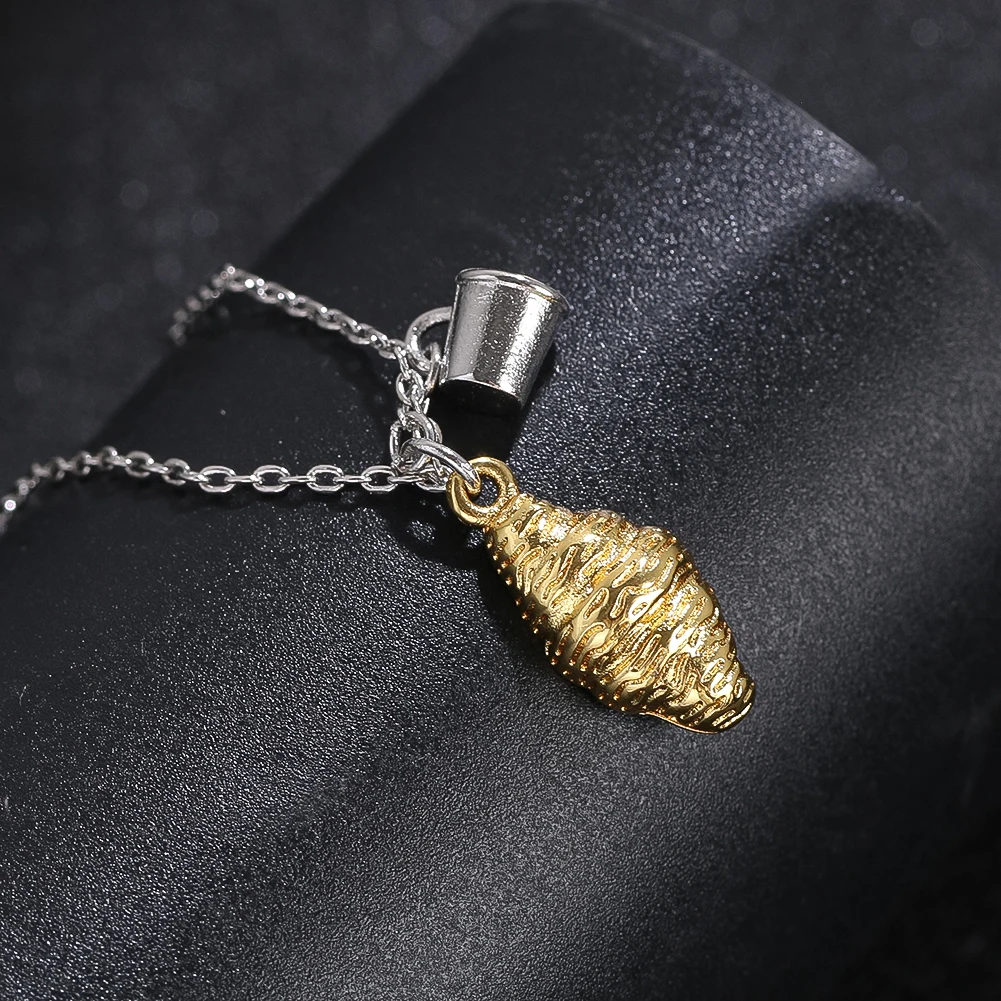 Creative Croissant Pendant Necklace Fashion Designs Coffee Cup Collarbone Chain Statement Jewelry Party Trendy Gift for Women
