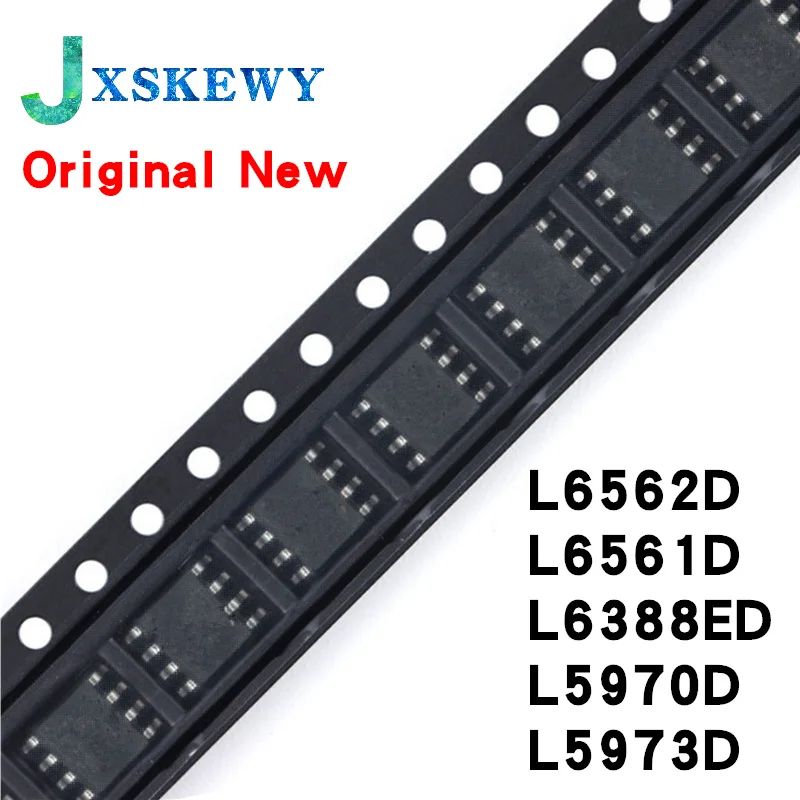 10PCS New L6562D SOP8 L6562 SOP SMD L6562DTR SOP-8 L6561D L6561DTR L6561 L6388ED L6388D L6388 L6388D L5970D L5973D L5973 L5973