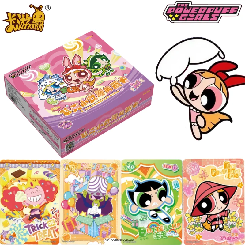 

Коллекционные карточки KAYOU Authentic New THE POWERPUFF GIRLS Series: Серия Blossom Candy Bag, аниме-товары, игрушки, подарки