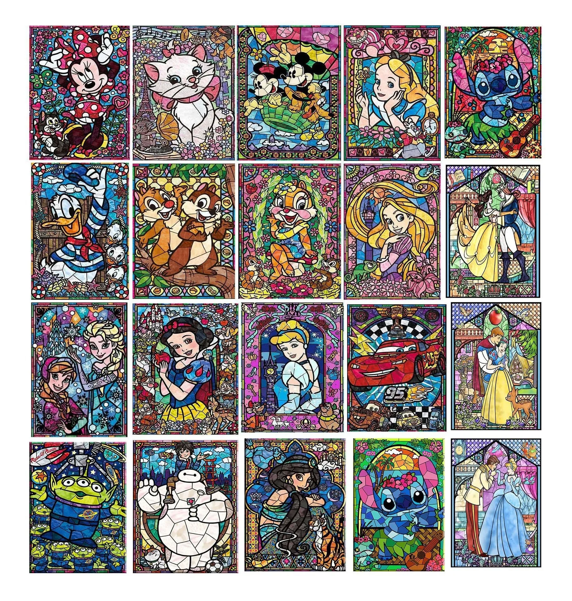 

Дисней Микки Принц Принцесса Кот Алмазная картина Стич Мозаика Вышивка Пара Дети DIY Декор комнаты Подарки на день рождения 2023