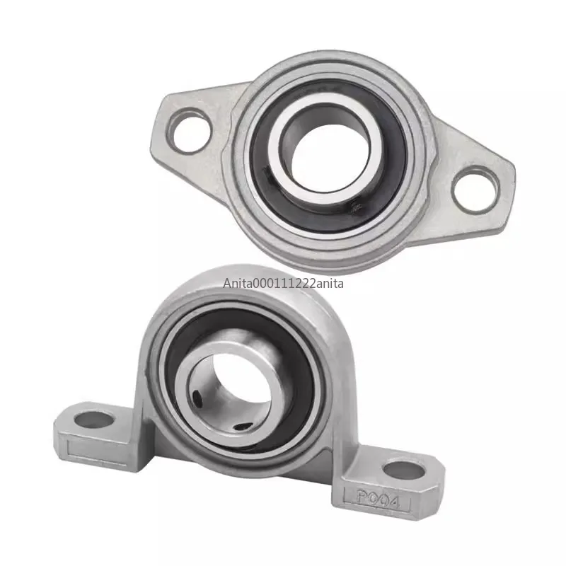 

2/4pcs Non-Standard 19mm 22mm Bore KP004 KFL004 Diameter 19mm 22mm Zinc Alloy Inner Ball Mounted Pillow Block Insert Bearing