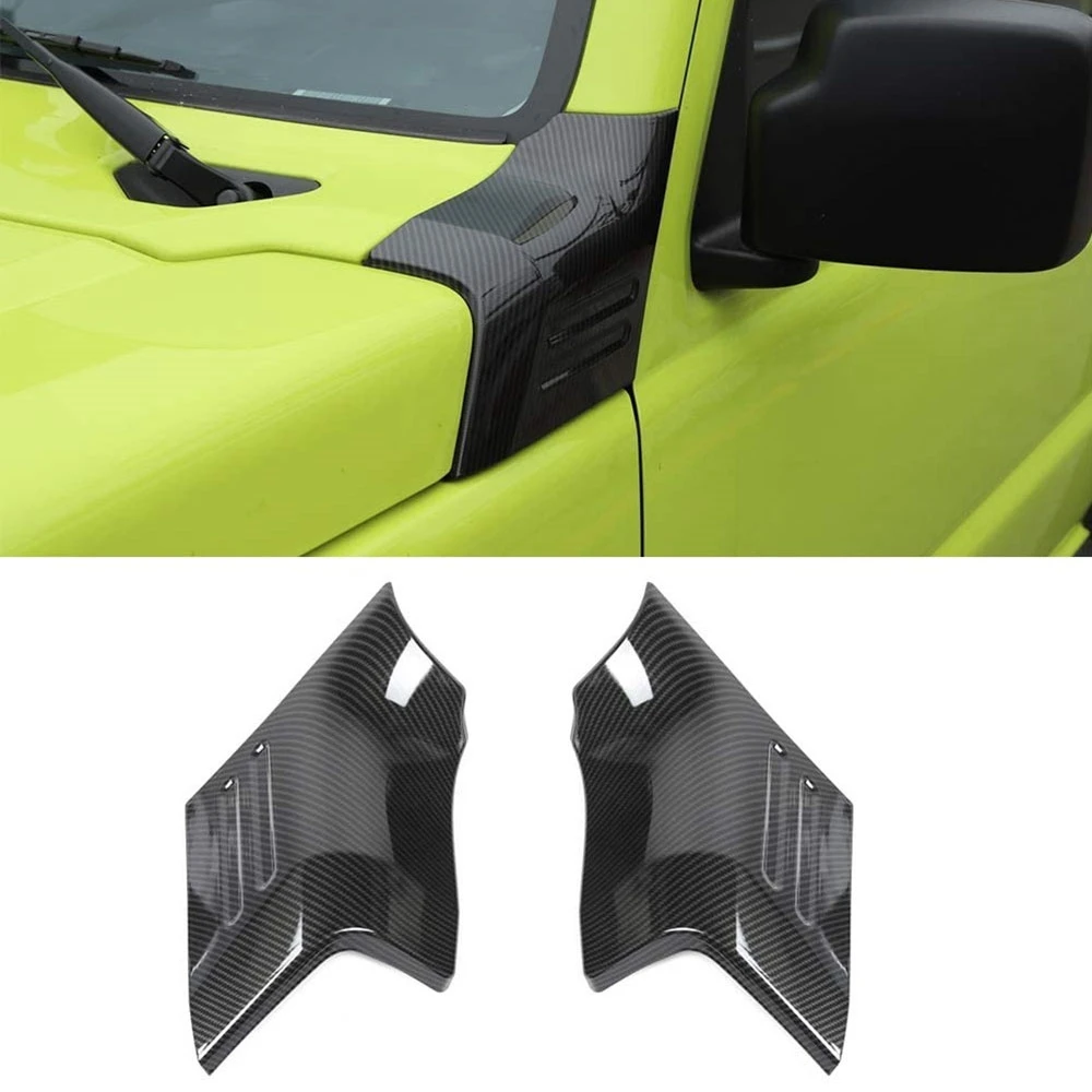 Car Stickers Engine Cover Angle Hood Decal Cover Trim Accessories for Jimny 2019 2020