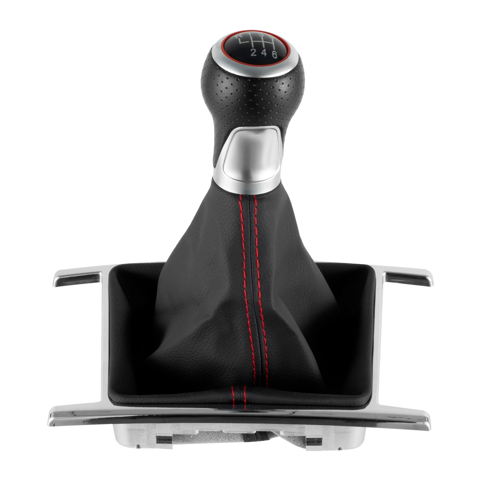 New Product Gear Shift Knob 5/6 Speed Interior Accessories For VW Amarok 2010-2022 Beautiful Vintage Design Leather Auto Parts ﻿