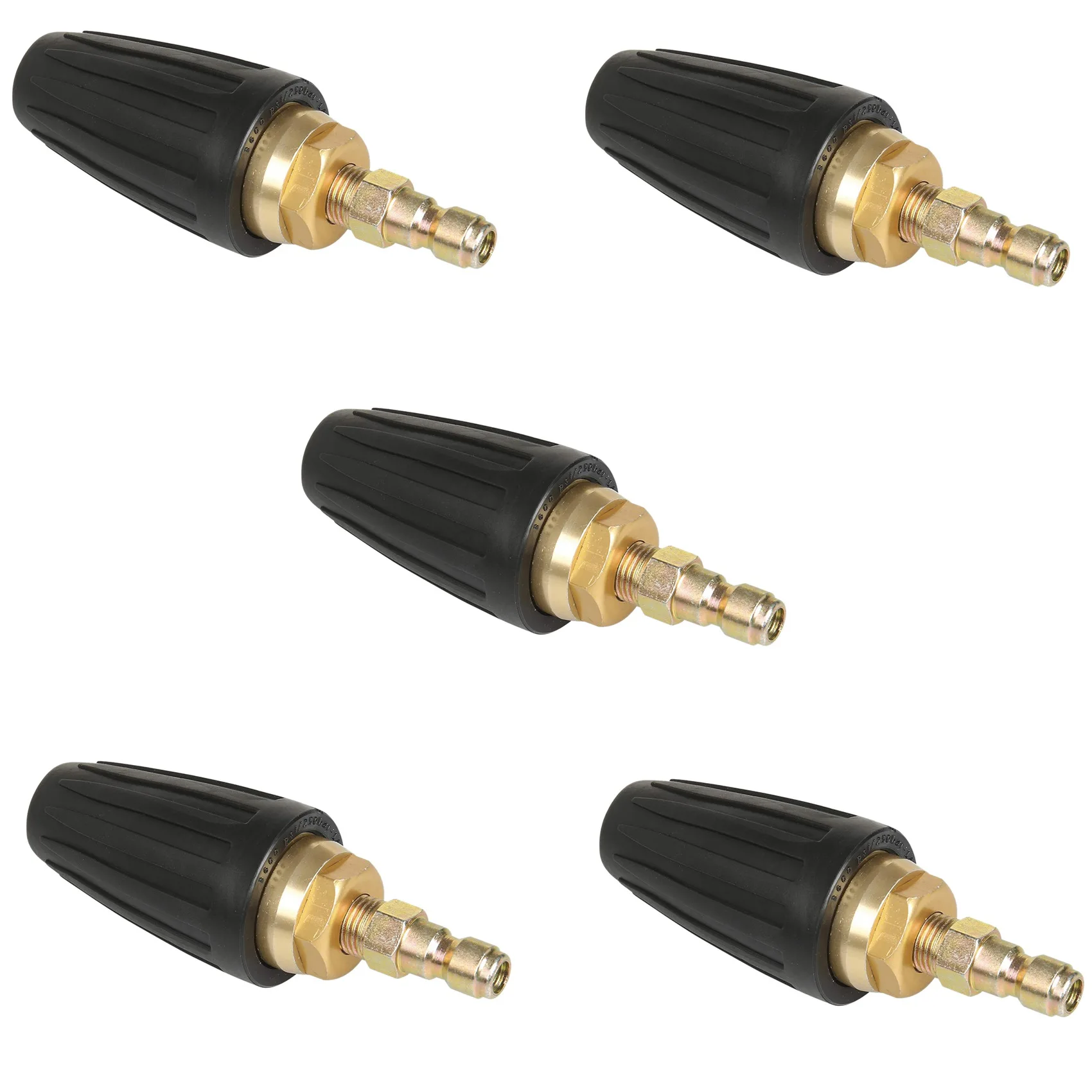 

5X Universal Pressure Washer Turbo Nozzle for High Pressure Outlet Fitting Rotary for Spinning Discharge Water 3000 Psi