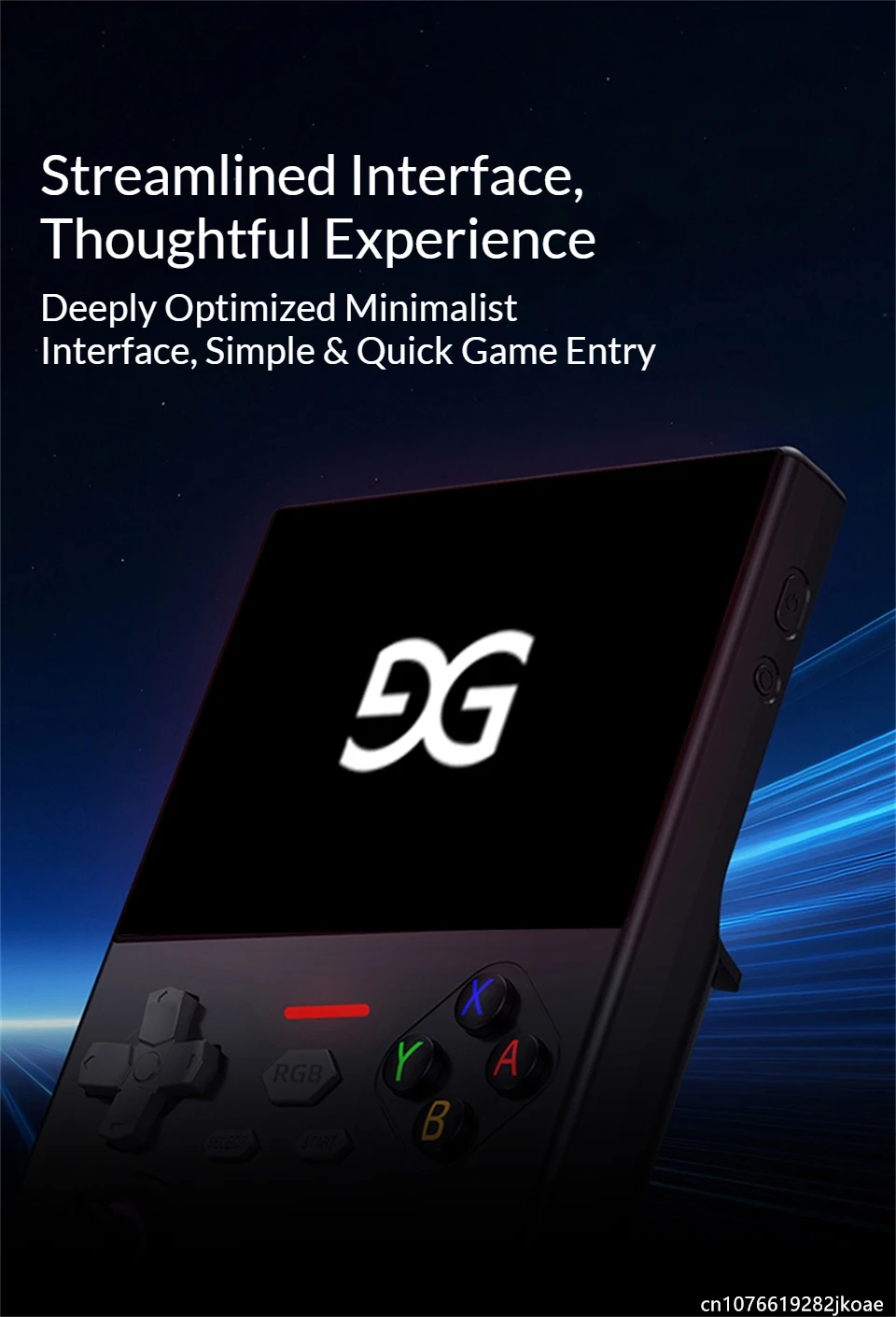 GUSGU H7 Open-Source Retro-Spielkonsole 4,5" IPS Tragbarer Linux-Handheld-Spieler Bestes Gaming-Geburtstags- und Festgeschenk 4000mAh – Detail 7