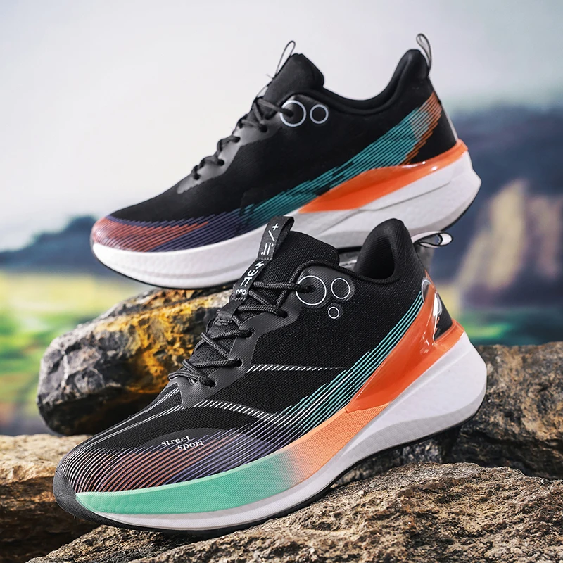 

Men Women's casual sneakers spring summer breathable light racing outdoor running shoes parent-child soft sole speed sports shoe