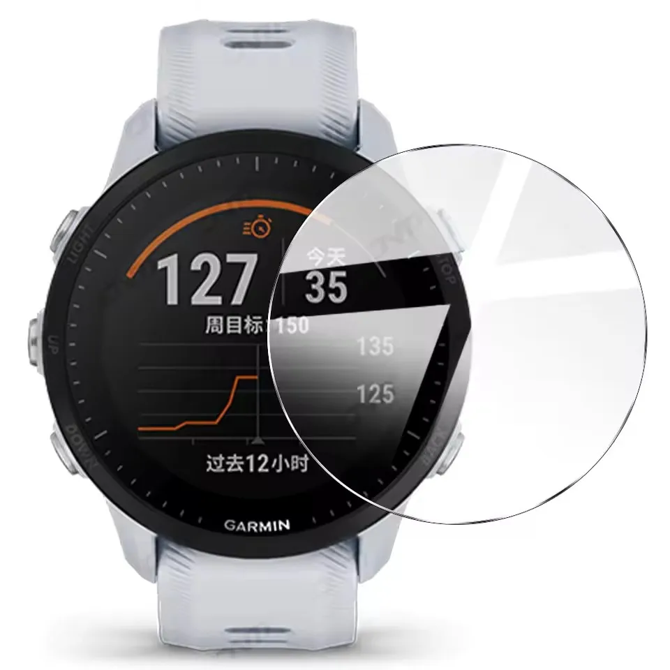 1-5Pcs Watch Tempered Glass Film For Garmin Venu 3 3s 2 2s Screen Protector Film For Garmin Vivoactive 4 4s 5