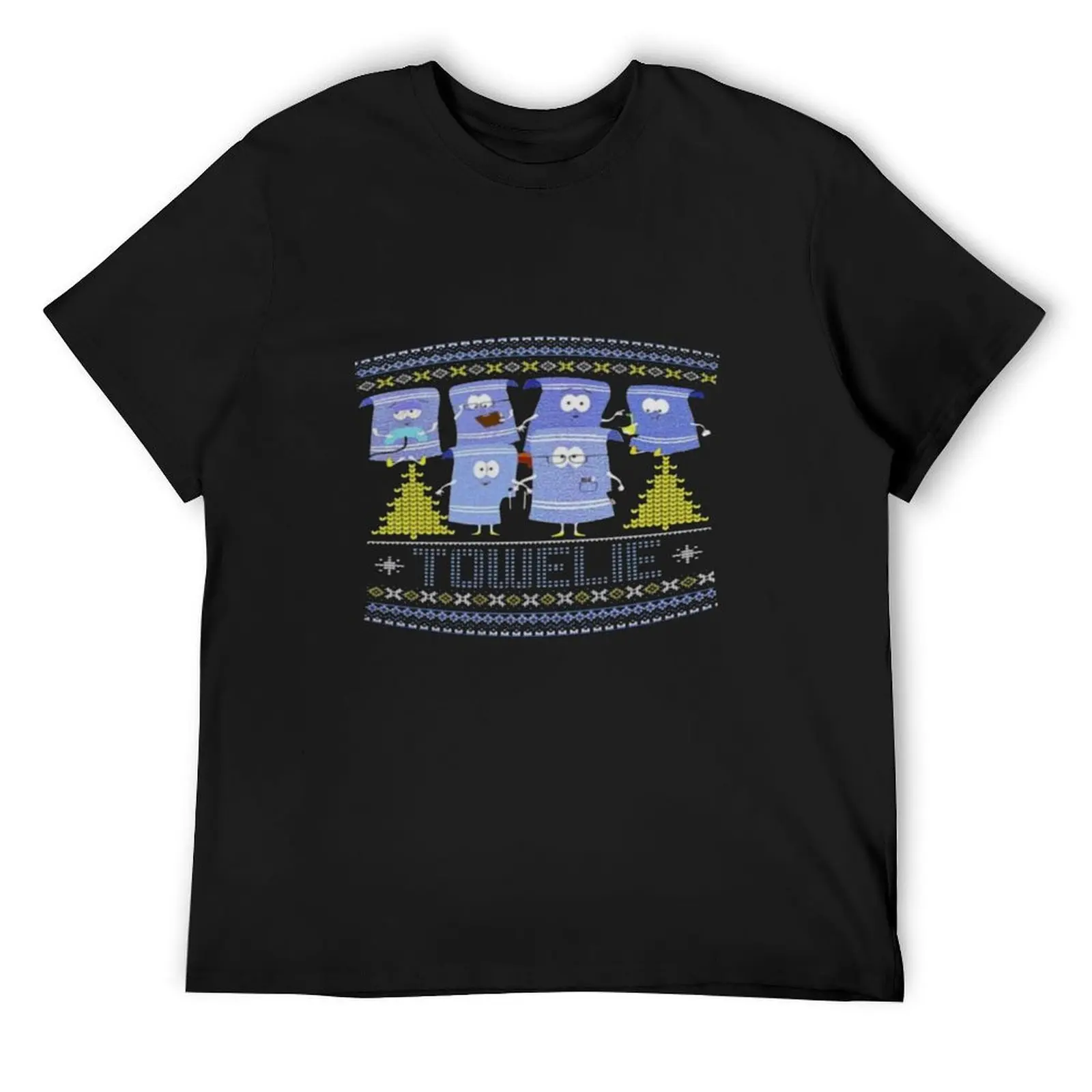 

South Park Towelie Smoking Towel Christmas Winter Sweater Funny Cloth T-Shirt graphics shirts men
