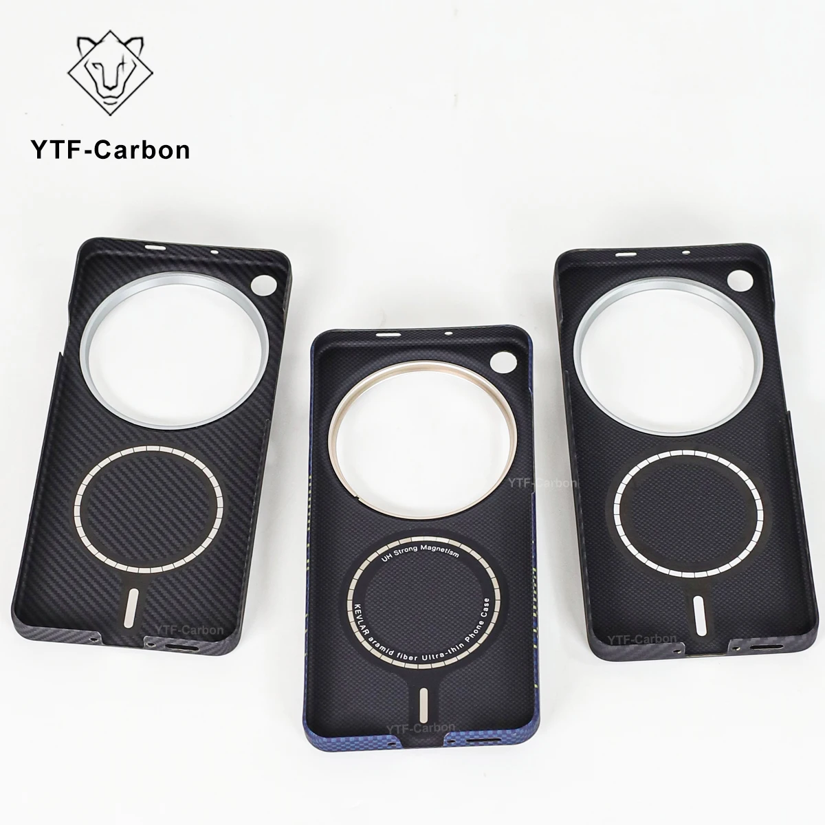 Magnetyczne etui YTF-Carbon z włókna aramidowego do OPPO Find X9 Ultra, kompatybilne z Magsafe, akcesoria do telefonów komórkowych. — zdjęcie produktu 6