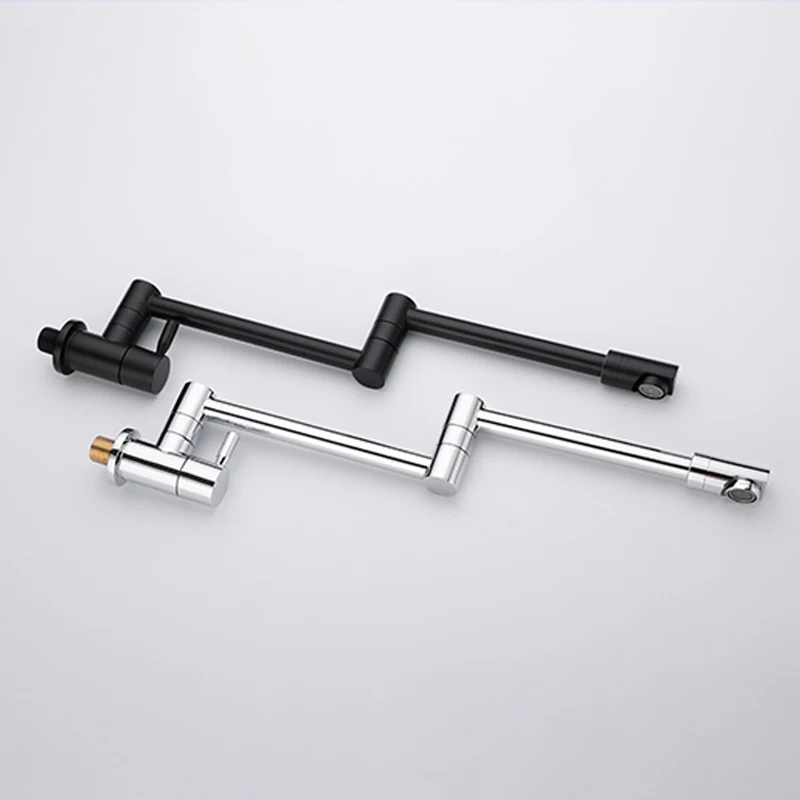 Chrome Brushed Black Pot Filler Tap: A Stylish & Functional Kitchen Upgrade thumbnail