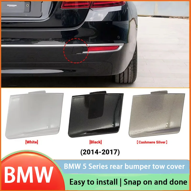 For 14-17 years BMW 5 Series Rear Bar Trailer Cover F10 F18 Rear Traction Hook Hole Cover 51127332777