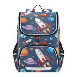 Schoolbag Children Backpack Boy Primary Cartoon astronaut print Book Bag Multi Pockets large capacity Backpacks Back to school