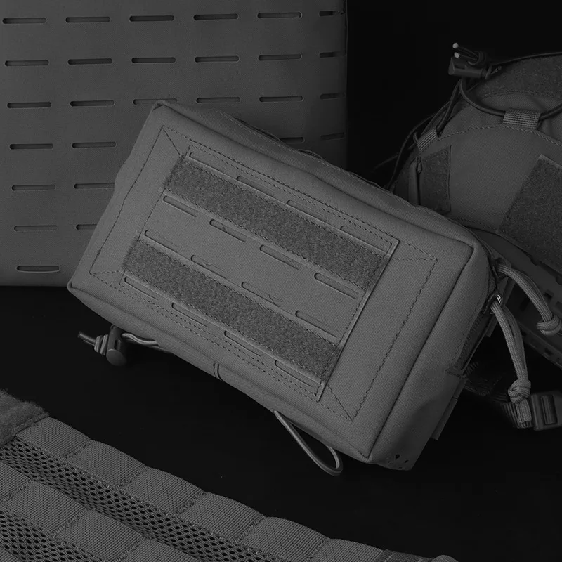 Outdoor 2 Use Way Storage Bag Multi Functional Magic Fastener MOLLE Pouch สําหรับผู้ให้บริการจาน