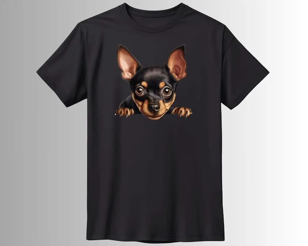 Miniature Pinscher Hunde T-Shirt Anime Graphic T-shirts for Men Clothing Women Tees Y2K tops Unisex Summer Short Sleeve