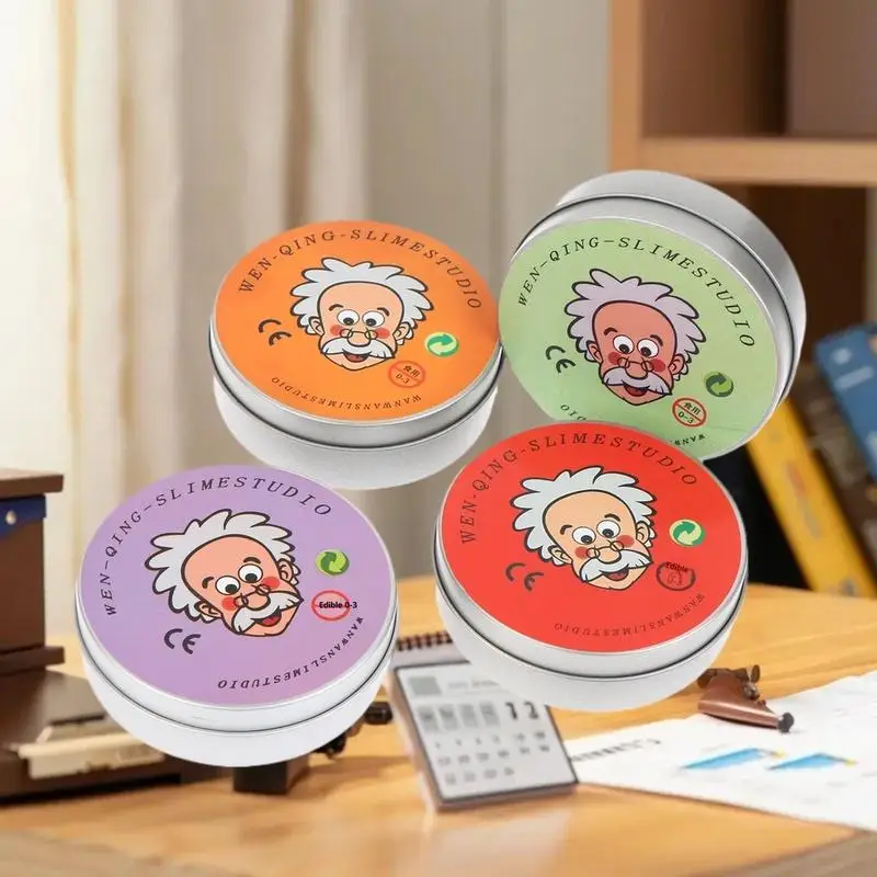 Slime d'argile de verre liquide brillant ; Jouet de décompression, argile cristalline antiadhésive pour enfants et adultes, cadeau.