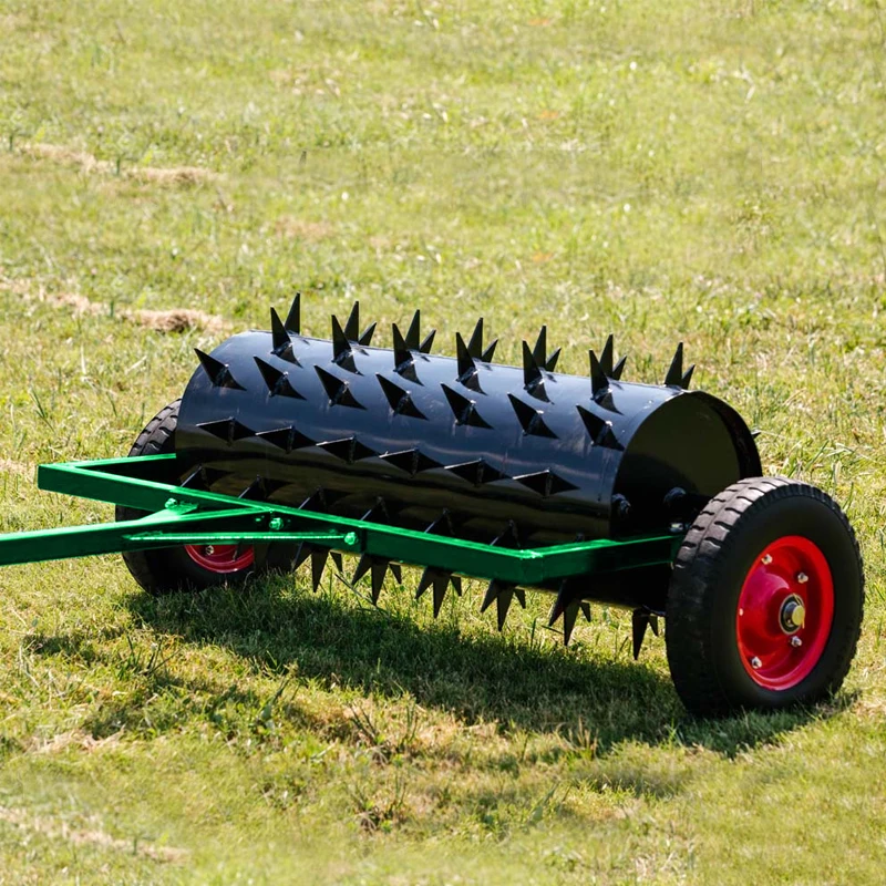 

RCM ATV Lawn Aerator With Wheels Garden Lawn Roller Atv Spike Aerator