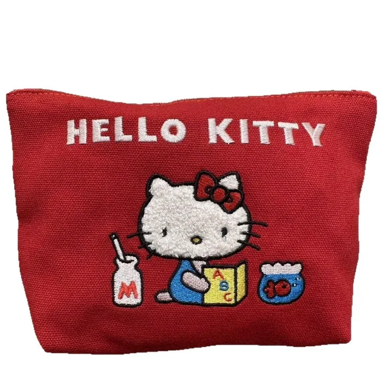 Hello Kitty New Cute Cartoon Anime Wallet Desktop Data Cable Organizing Travel Convenience Student Girl Gift Wholesale