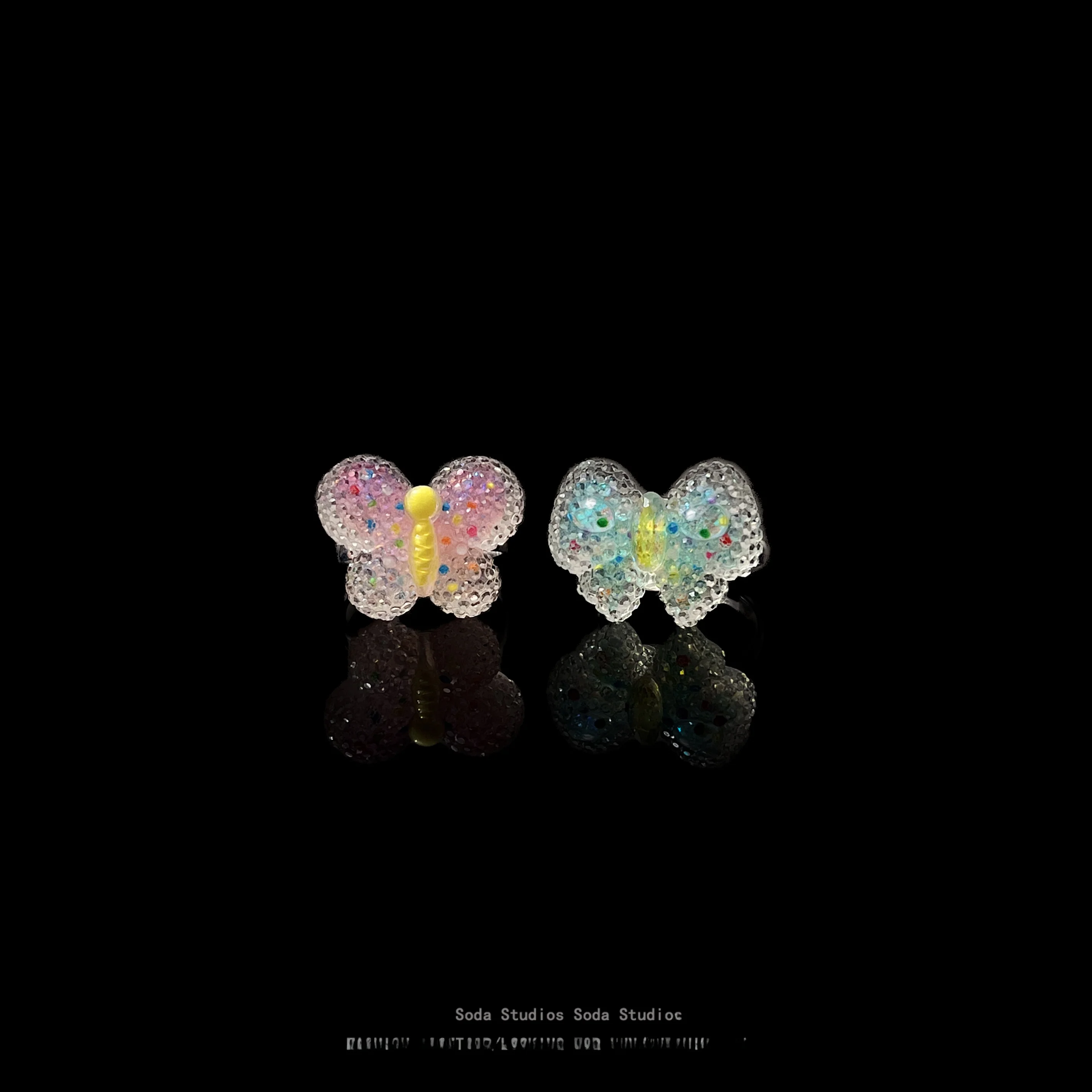 

Женское модное регулируемое открытое кольцо из полимерной смолы с изображением животного, для повседневной носки, украшение