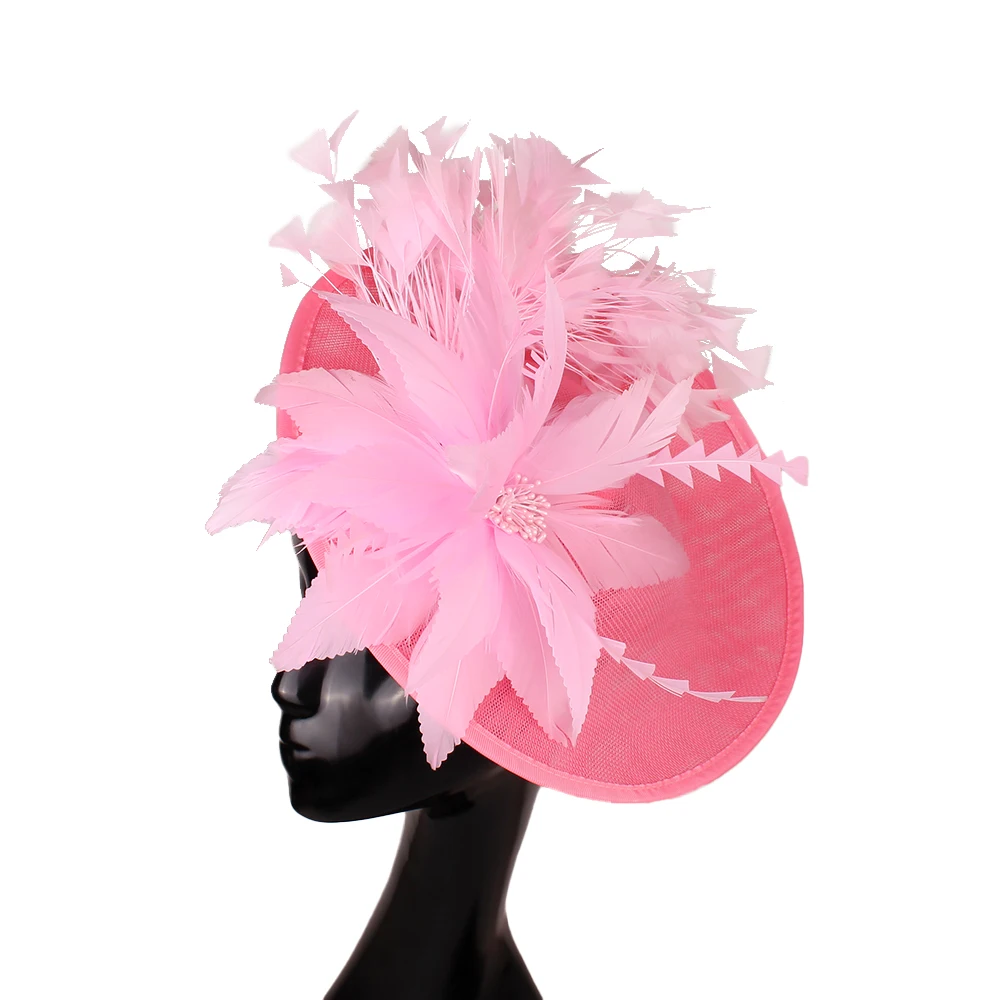 Wedding Party Show Hats DIY Bride Headdress French hat Fashion Hair Accessories Millinery Cocktail Headwear Women Ladies view 4