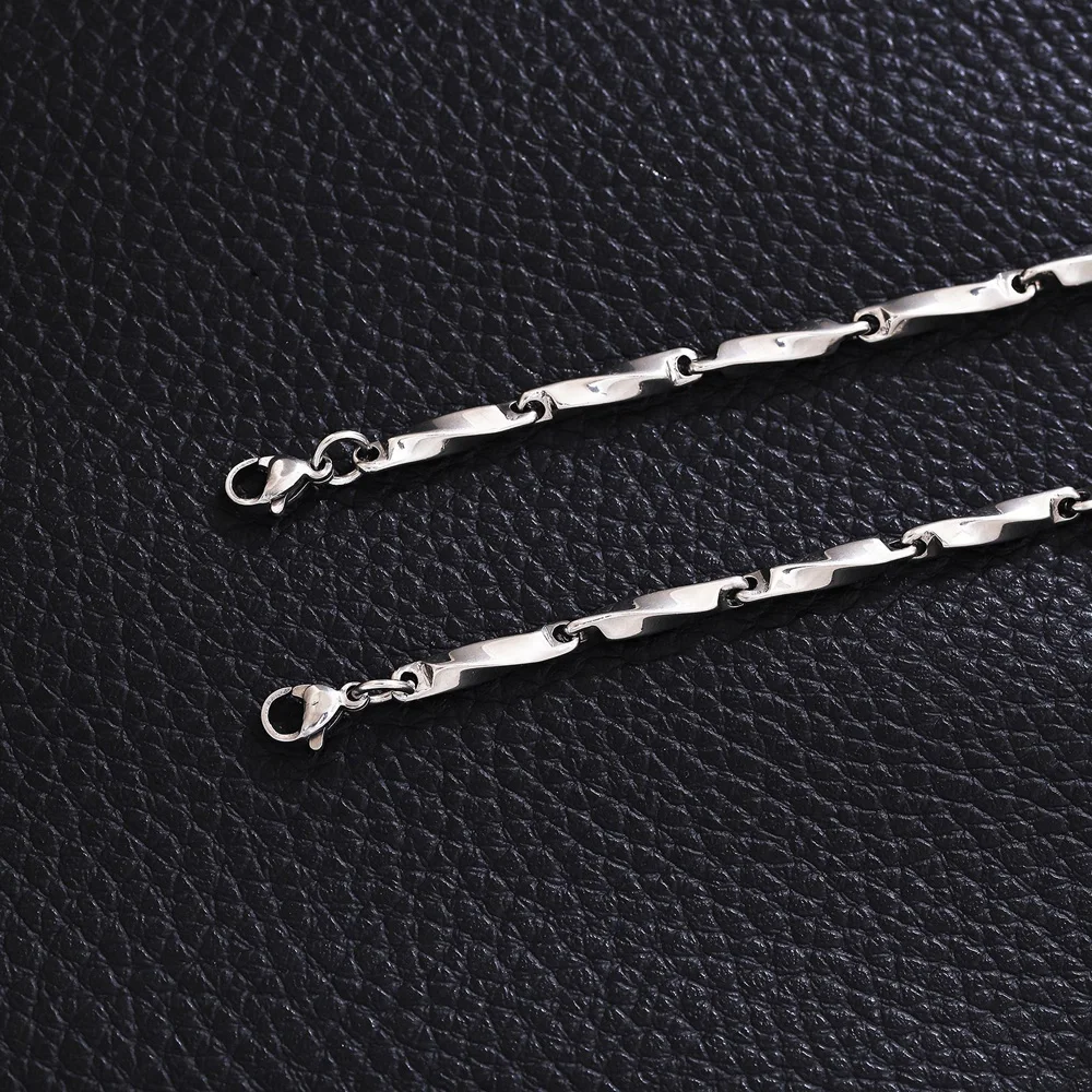2pcs/lot New Mobius-band Design Stainless Steel Bracelet for Women Men Fashion Simple Punk Bracelets Jewelry Gifts