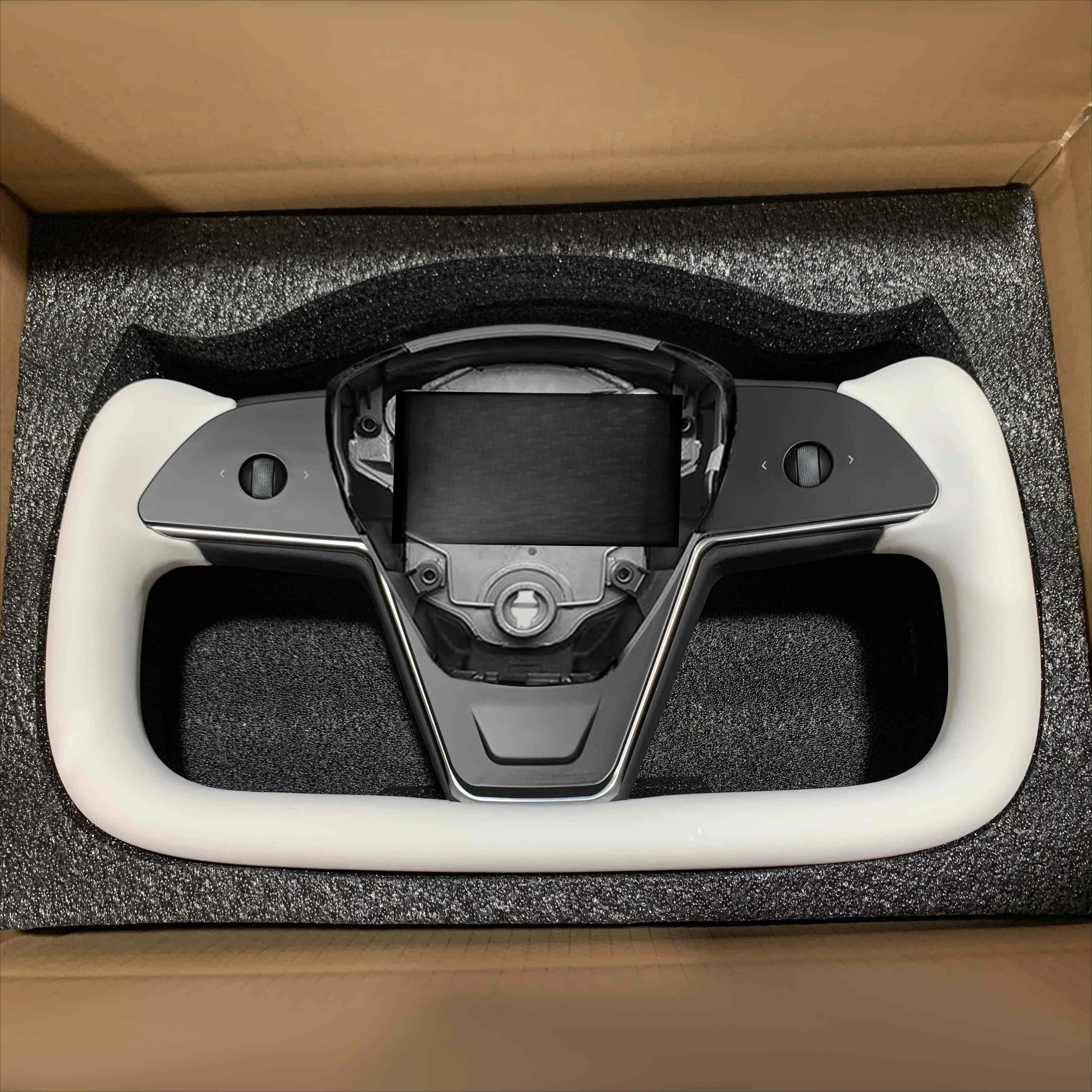 

Model 3 and Model Y Custom Sport Style Colored Leather Steering Wheels - Premium, Stylish Design