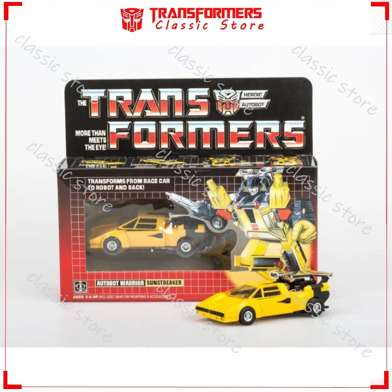 Op voorraad Klassiek Transformers Speelgoed G1 Heruitgave KO Edition Sunstreaker Cybertron Autobots Actiefiguren Verzamelcadeaus
