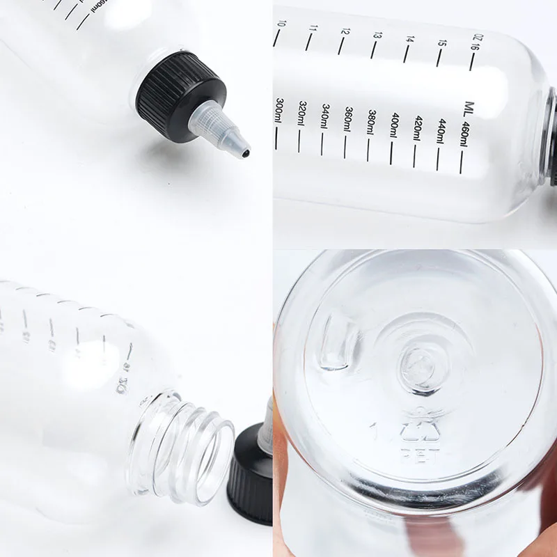 20 Pcs 30/60/100/120/250ml PET Plastic Dropper Bottles Empty E Juice Liquid Containers Refillable Oil Bottle with Screw Cap