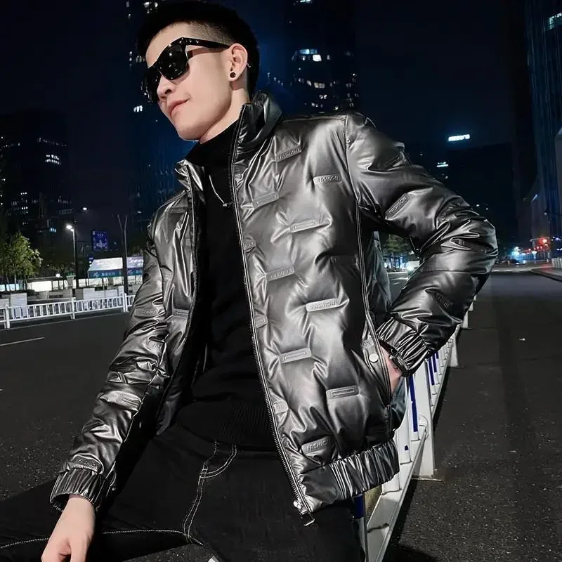 Down Jacket Man Thick Trend 2024 Winter Coat for Men Warm Stylish Fast Delvery On Offer Harajuku Work Novelty In Luxury Designer