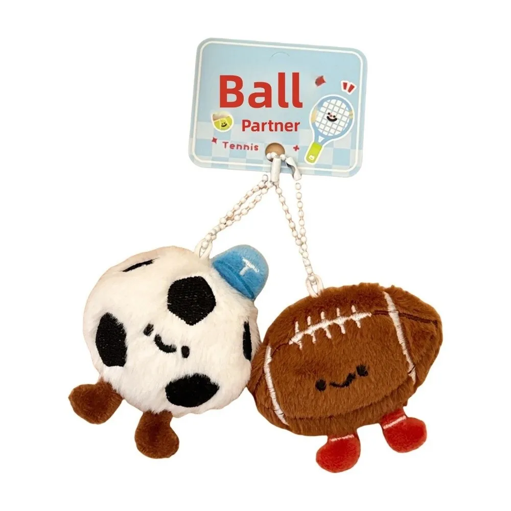 2 Teile/satz Nette Cartoon Schläger Schlüsselbund Plüsch Schläger Set Spielzeug Anhänger Tasche Dekoration Beste Freundin Anhänger